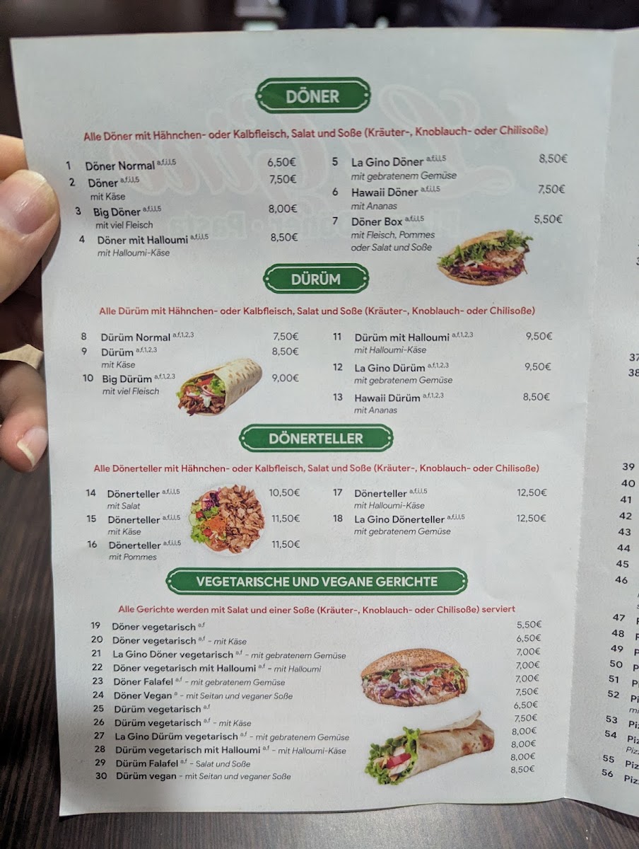 La Gino - Pizza, Döner & Pasta Photo Menu 7