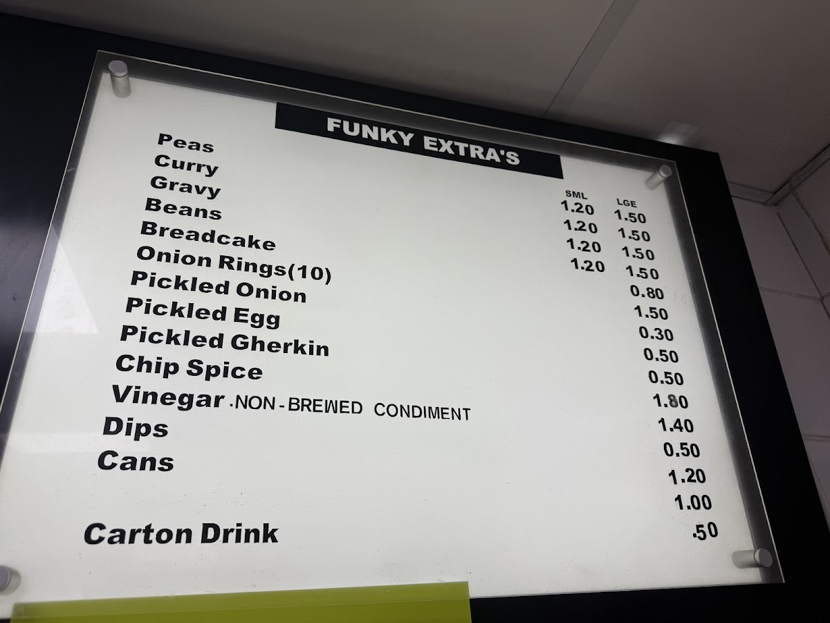 Funky Fryer Photo Menu 2