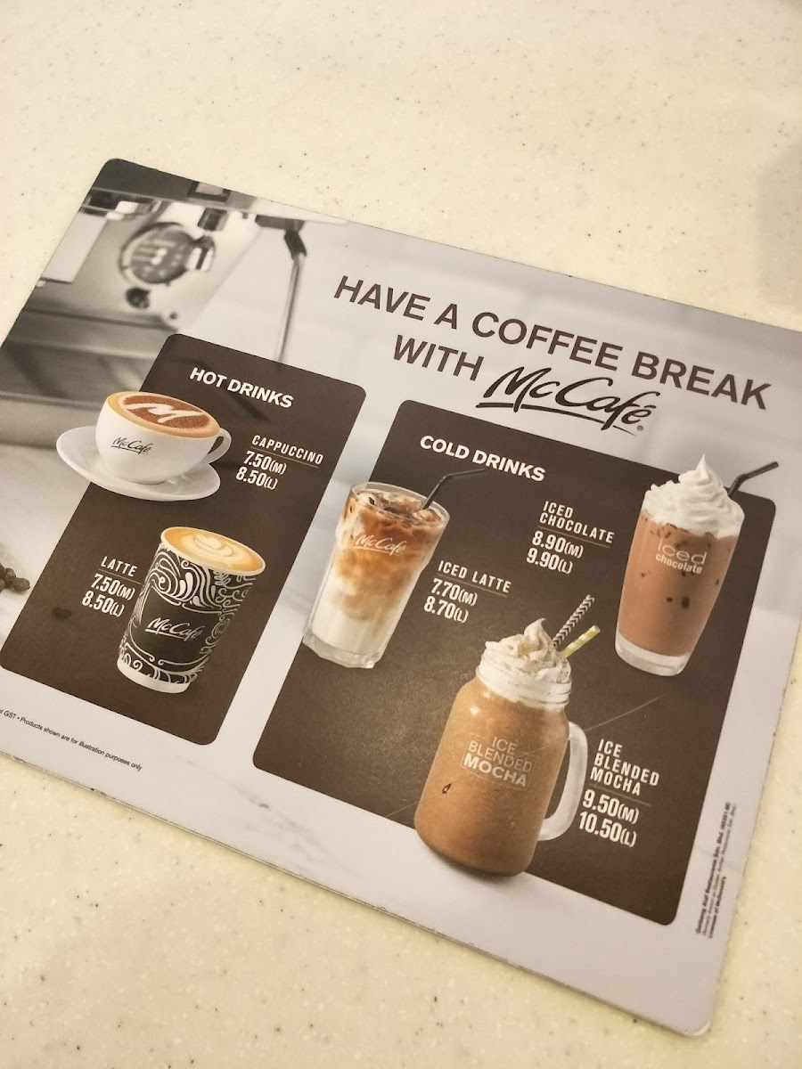 McDonald's Batu Kawa DT Photo Menu 3
