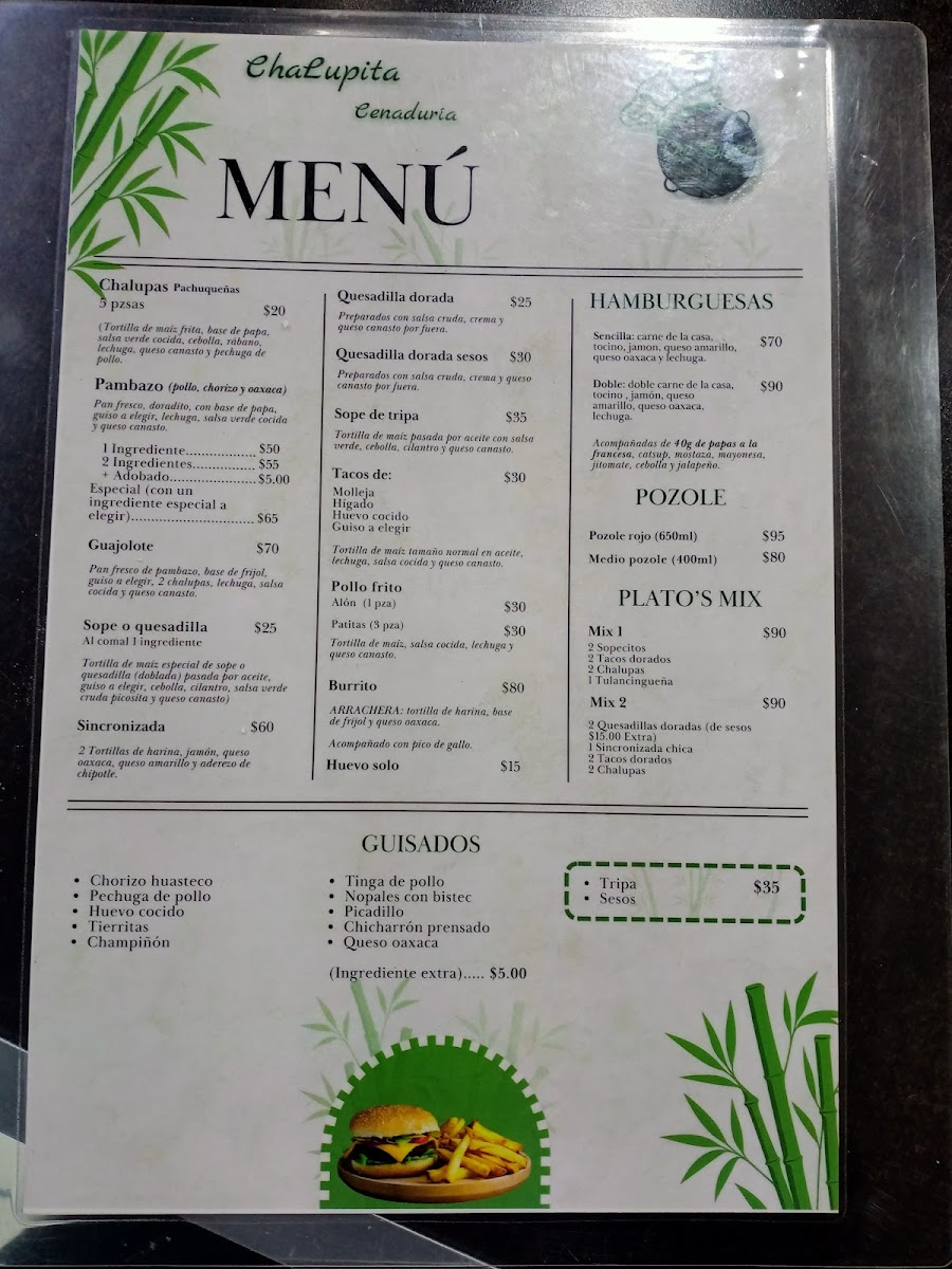 Cenaduria CheLupita Photo Menu 1