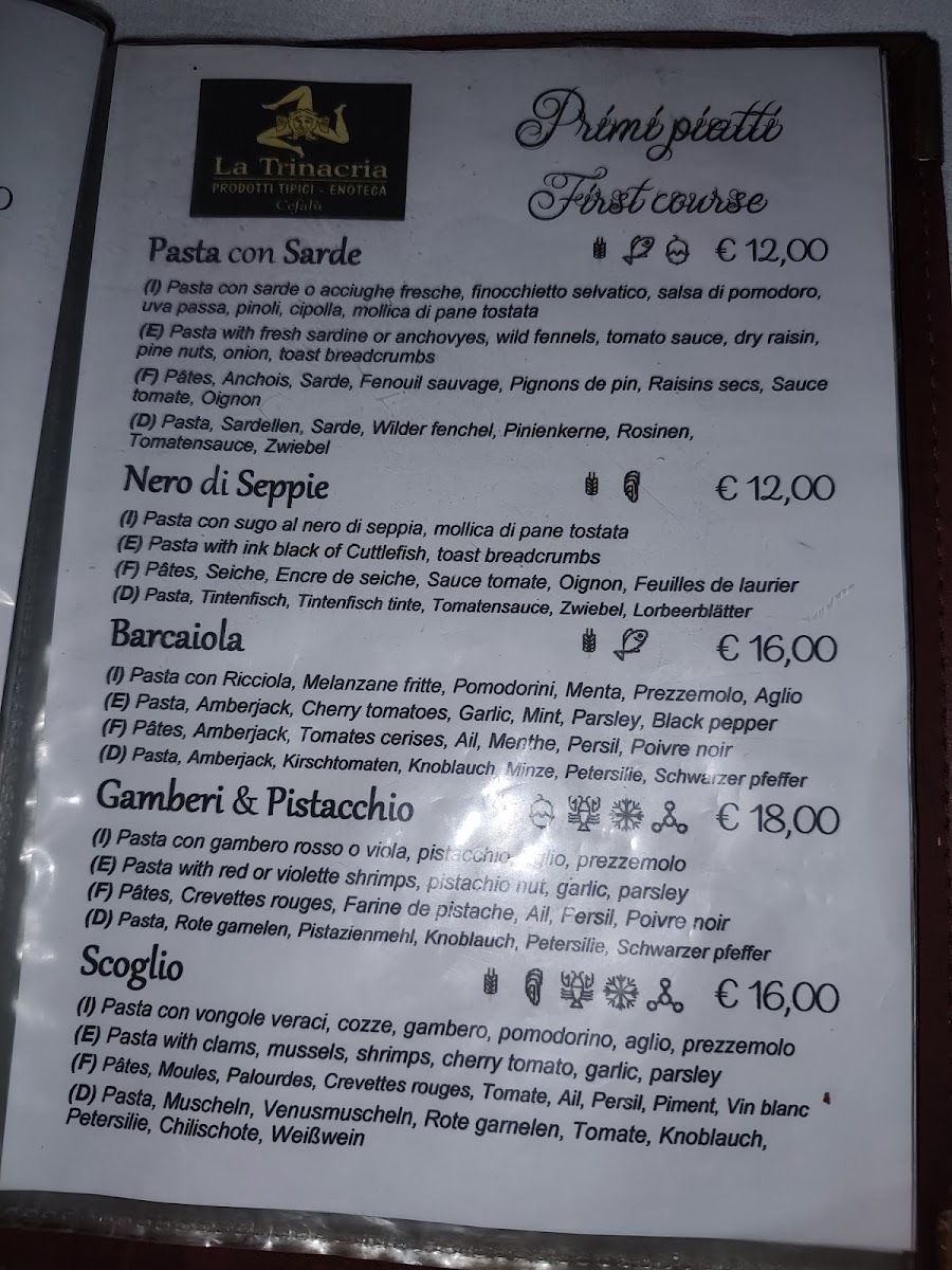 Al Faro Photo Menu 2