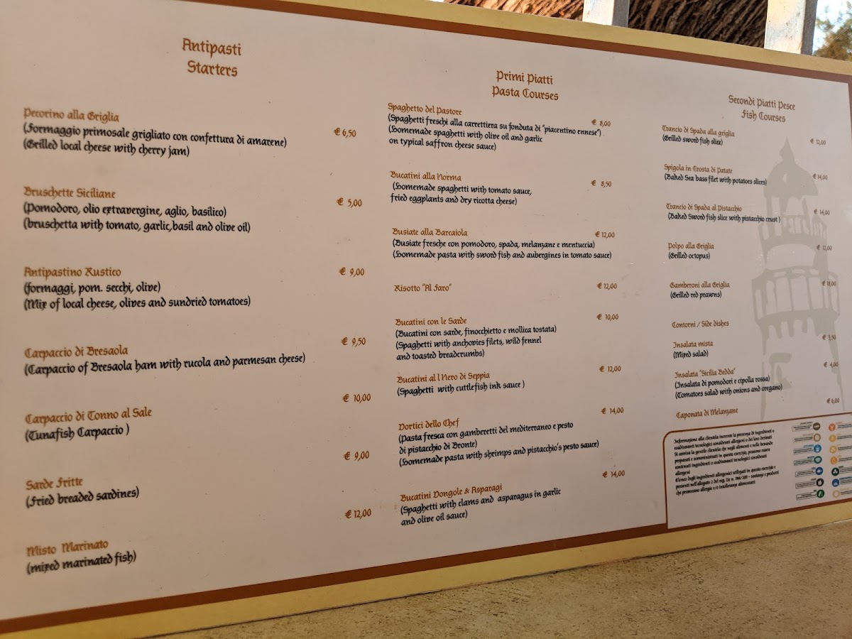 Al Faro Photo Menu 4