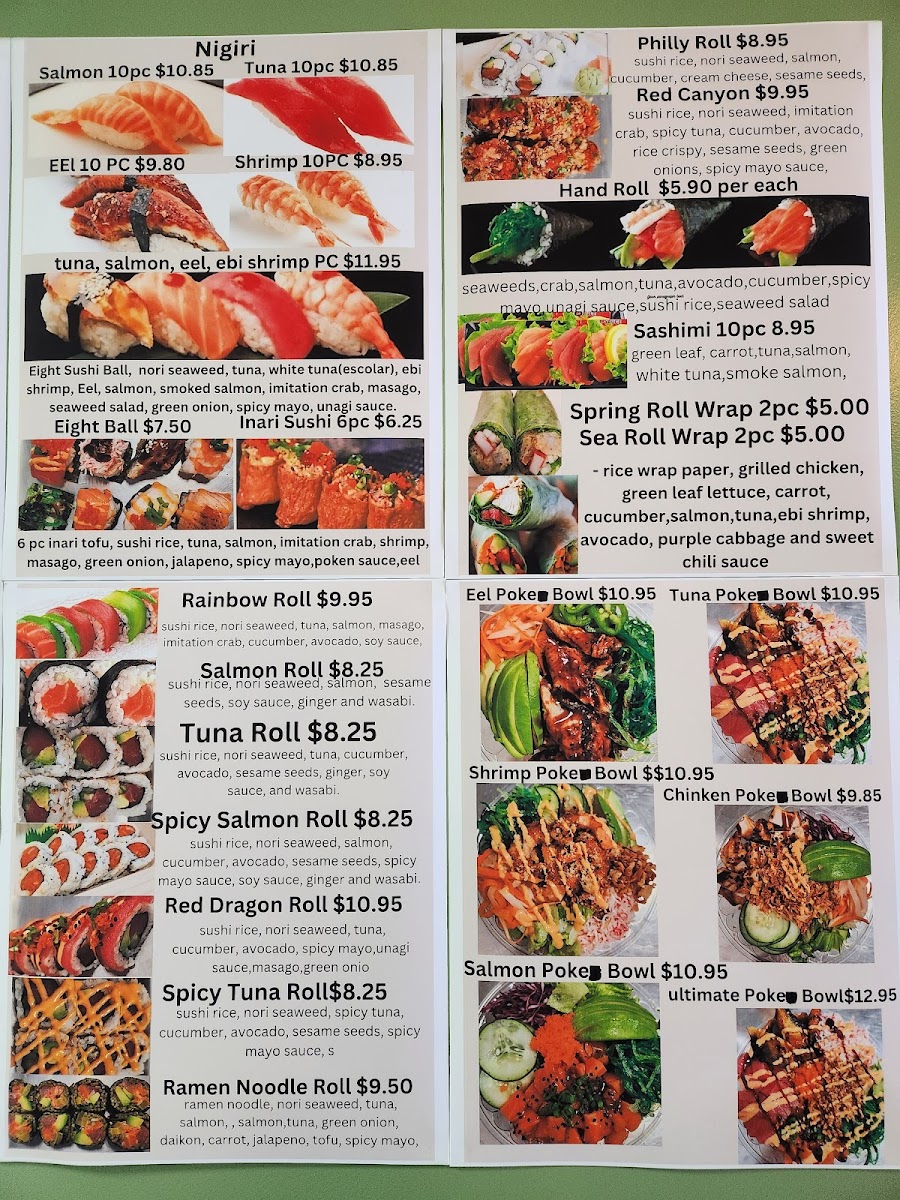 BP Sushi (Best Price Sushi) Photo Menu 2