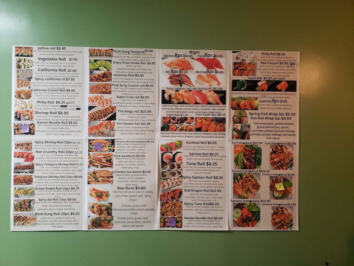 BP Sushi (Best Price Sushi) Photo Menu 7