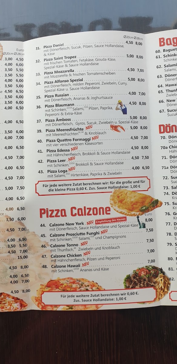 Pizzeria Edessa Photo Menu 2