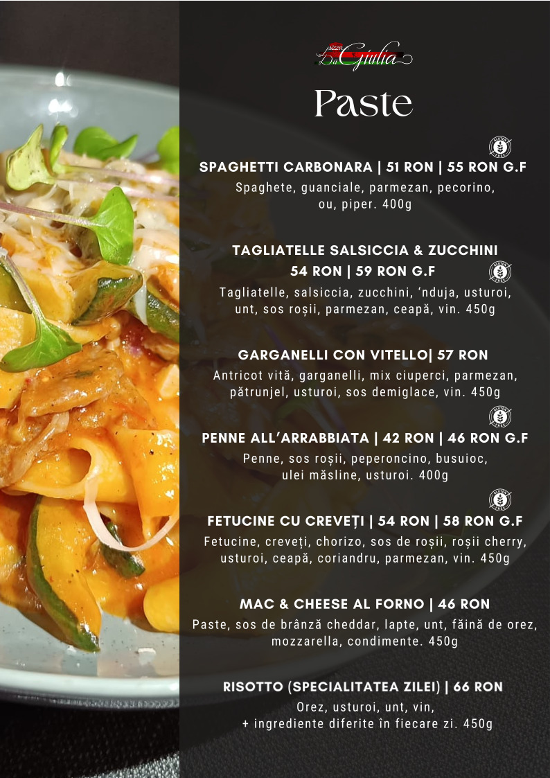 Pizza da Giulia Photo Menu 1