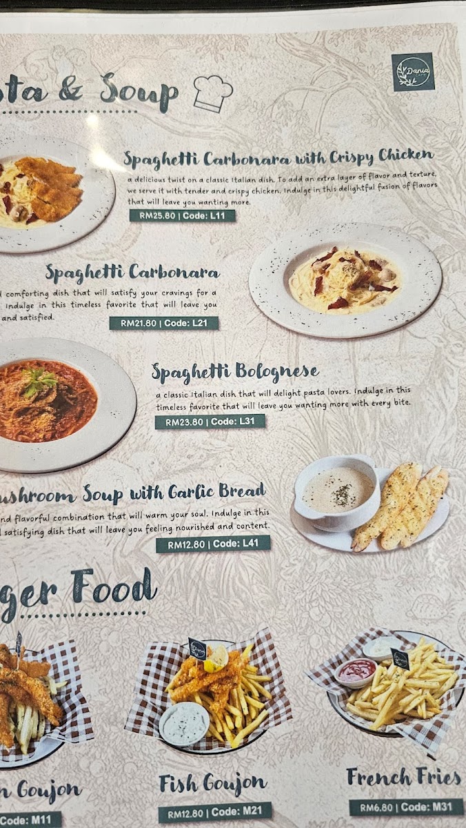 DANIA CAFE Photo Menu 1
