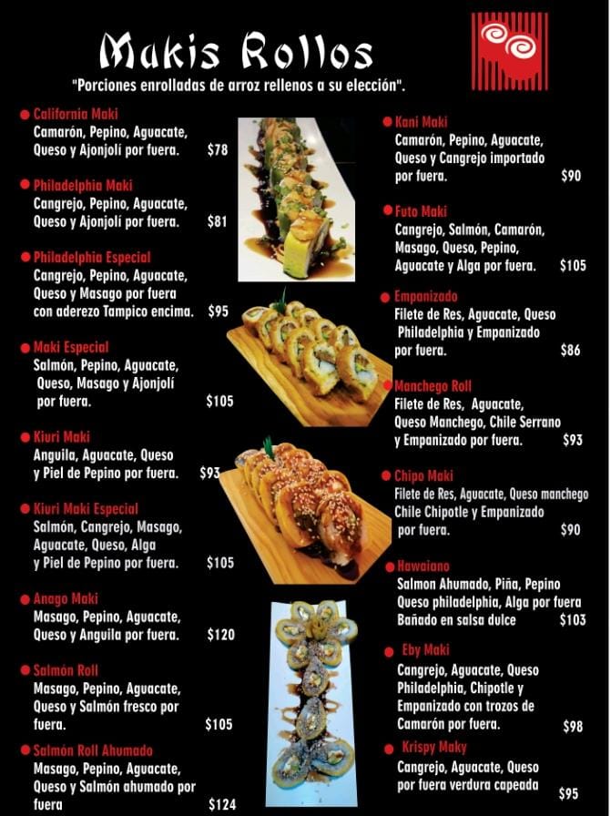 Sushi nozomi Photo Menu 1