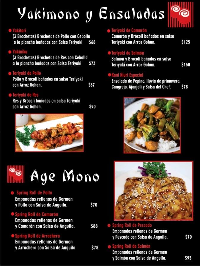 Sushi nozomi Photo Menu 4