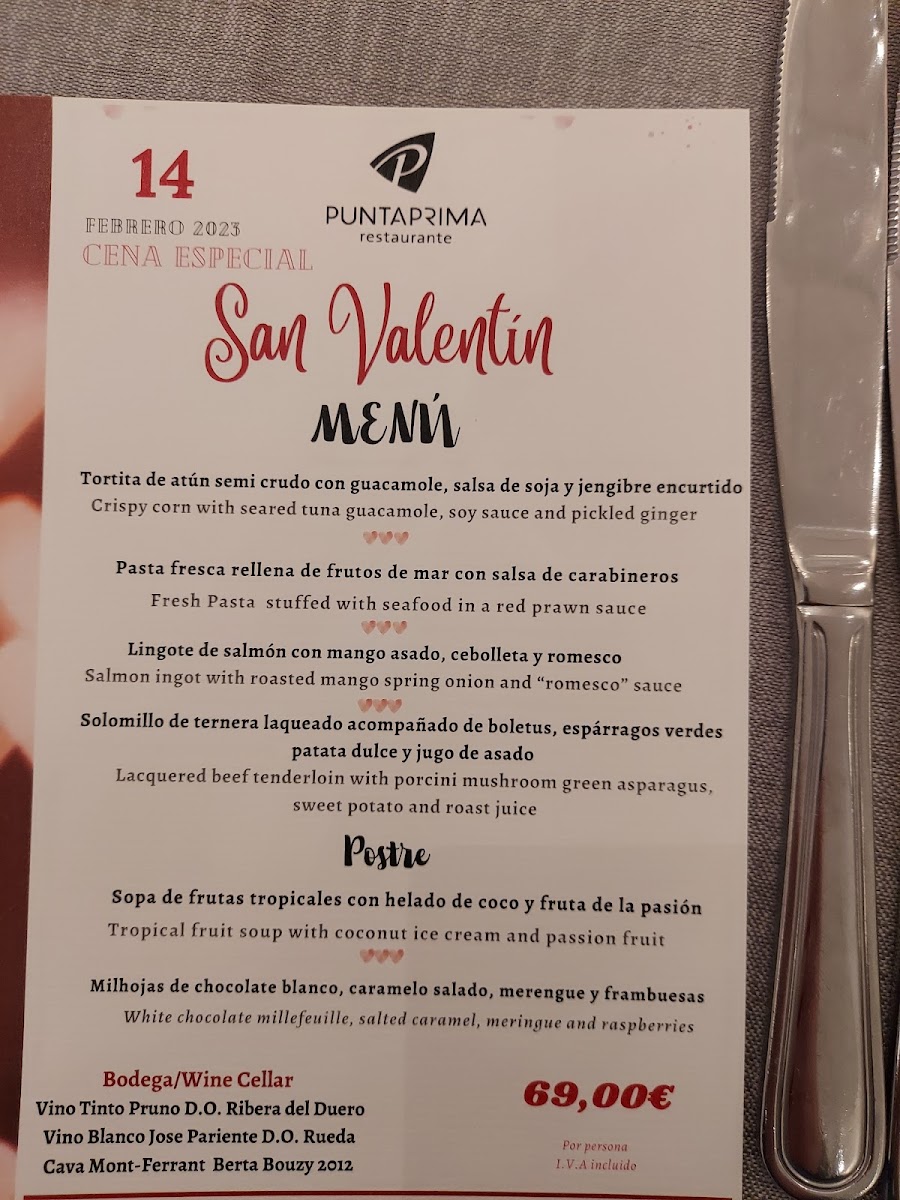 Restaurante Punta Prima Photo Menu 2
