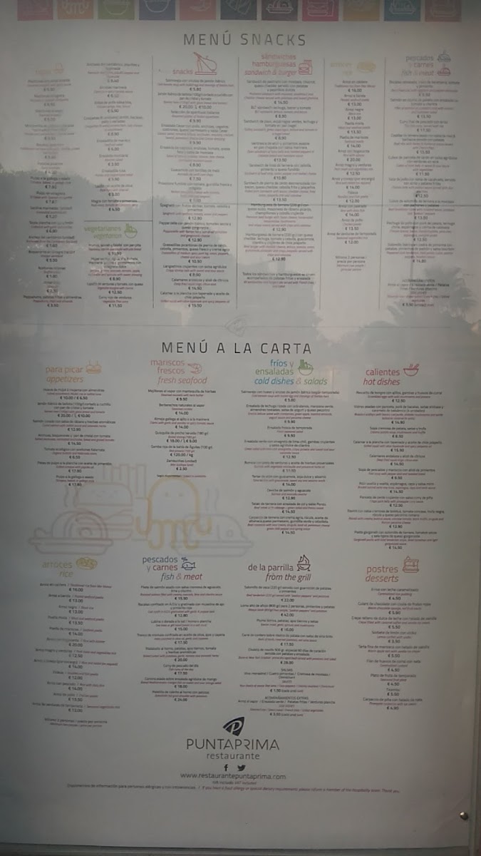 Restaurante Punta Prima Photo Menu 9