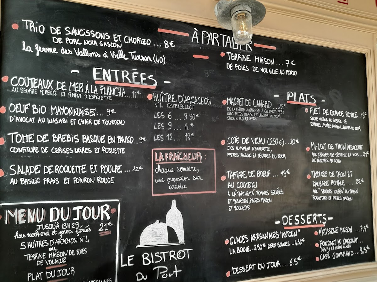 Le Bistrot du Port Photo Menu 8
