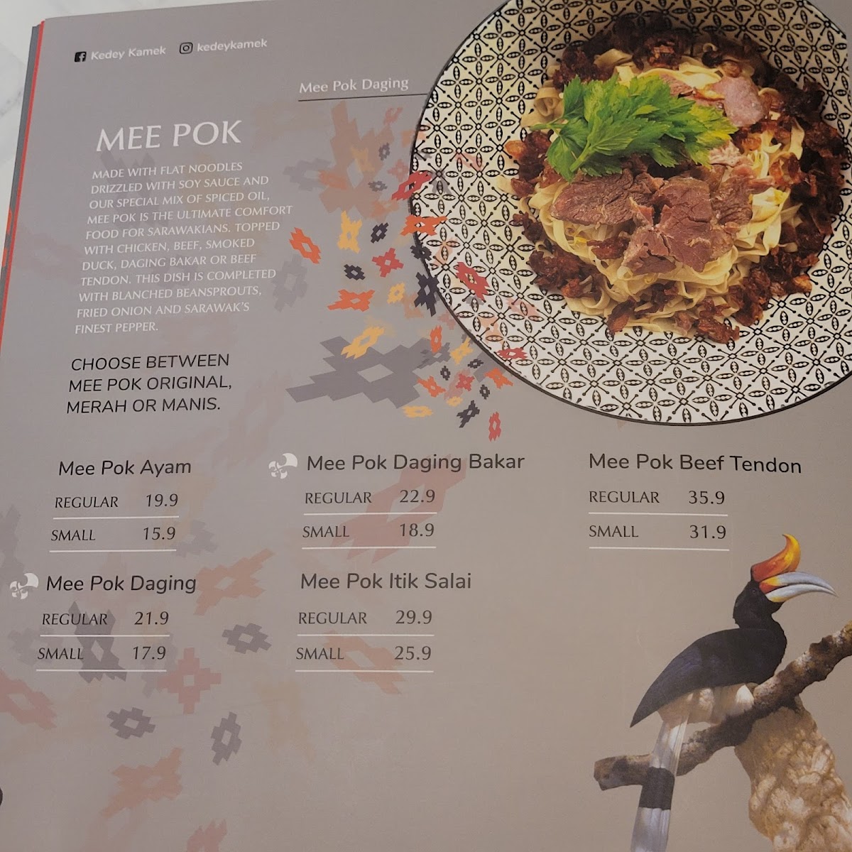 Kedey Kamek TTDI Photo Menu 1