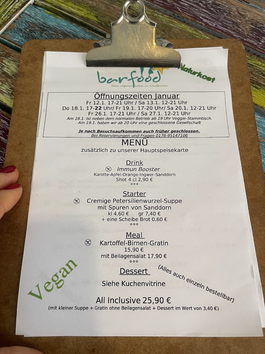 barfood Photo Menu 1