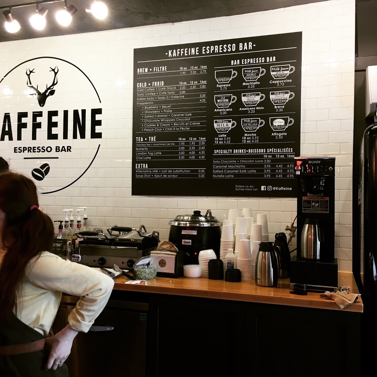Kaffeine Espresso Bar Photo Menu 5