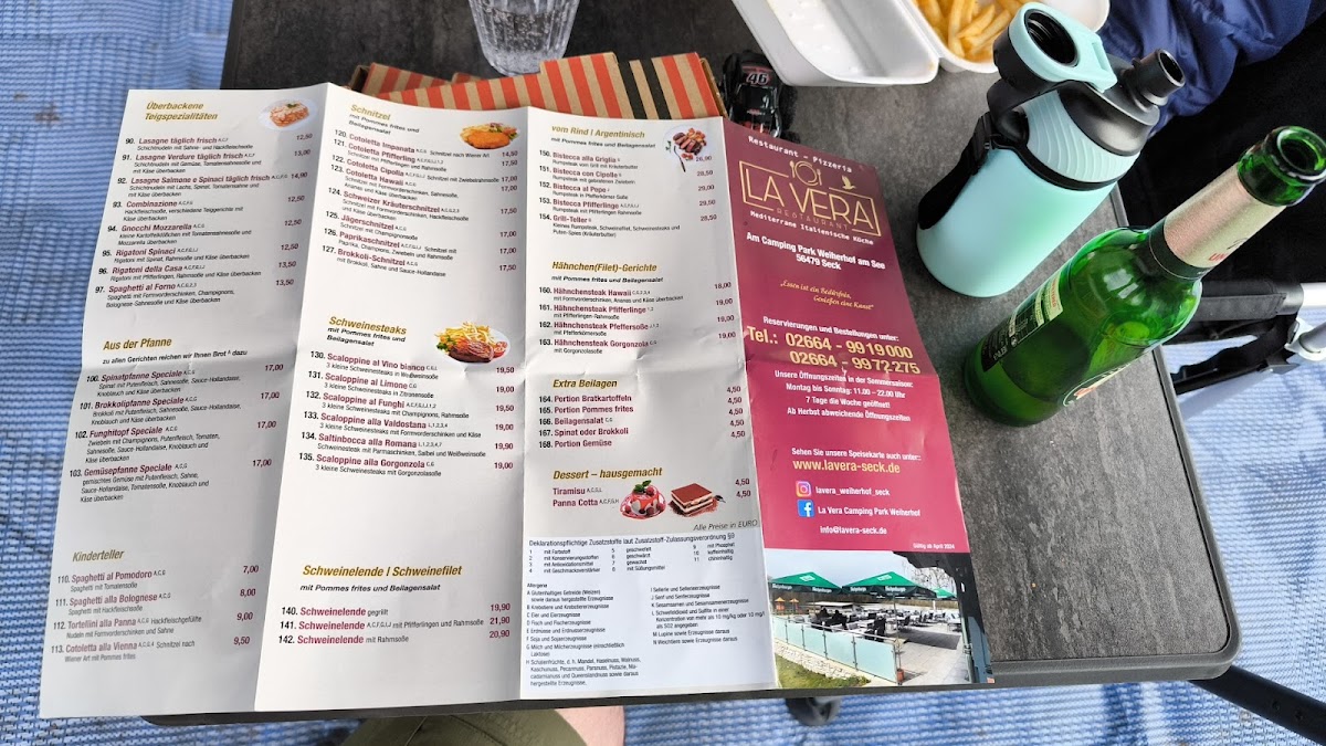 Restaurant La Vera Seck Photo Menu 2