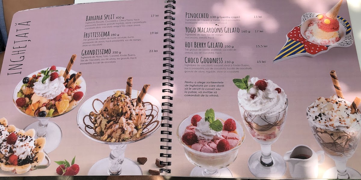 Gelateria Aniela Photo Menu 1