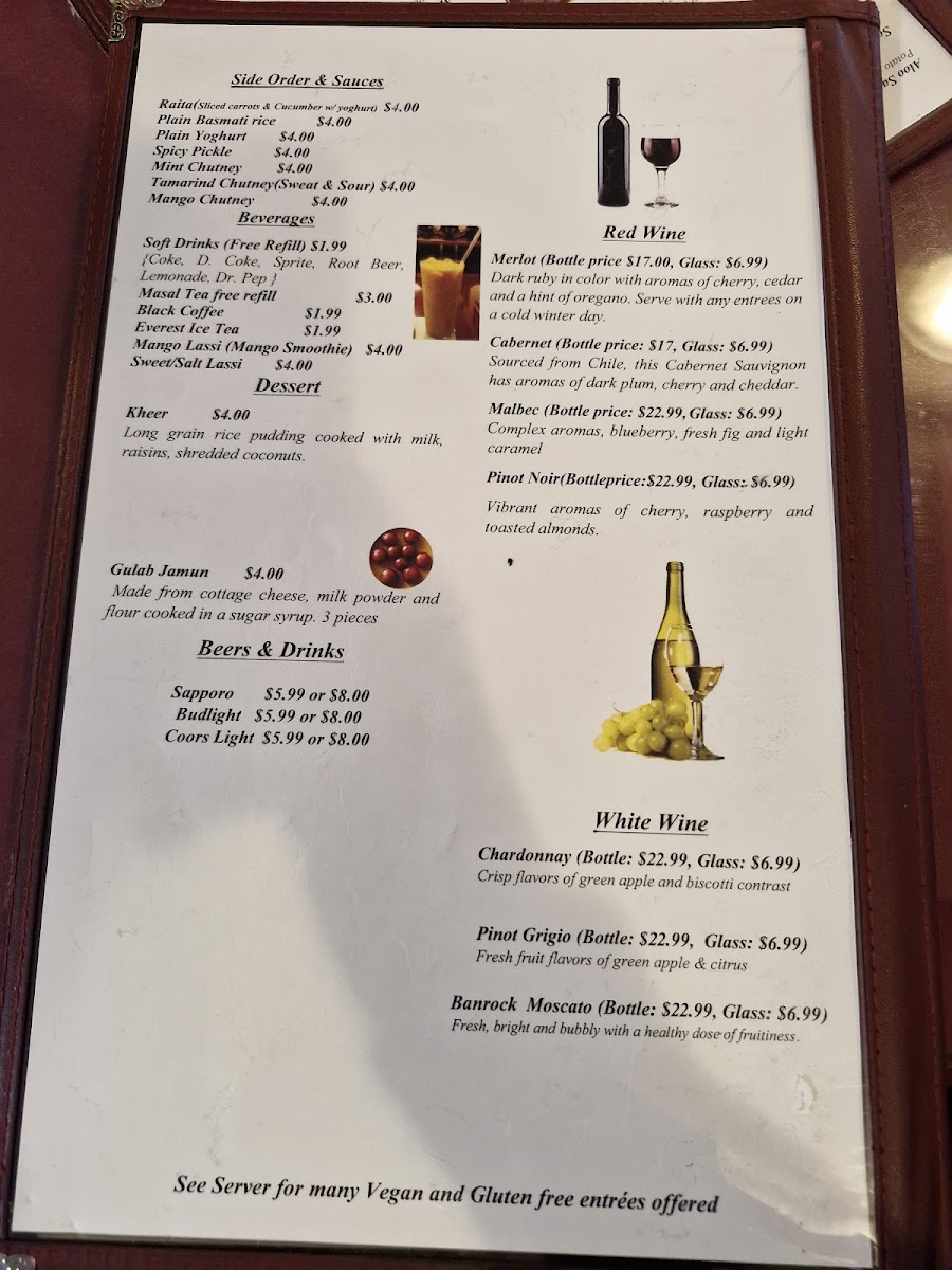 Everest Cuisine Photo Menu 2