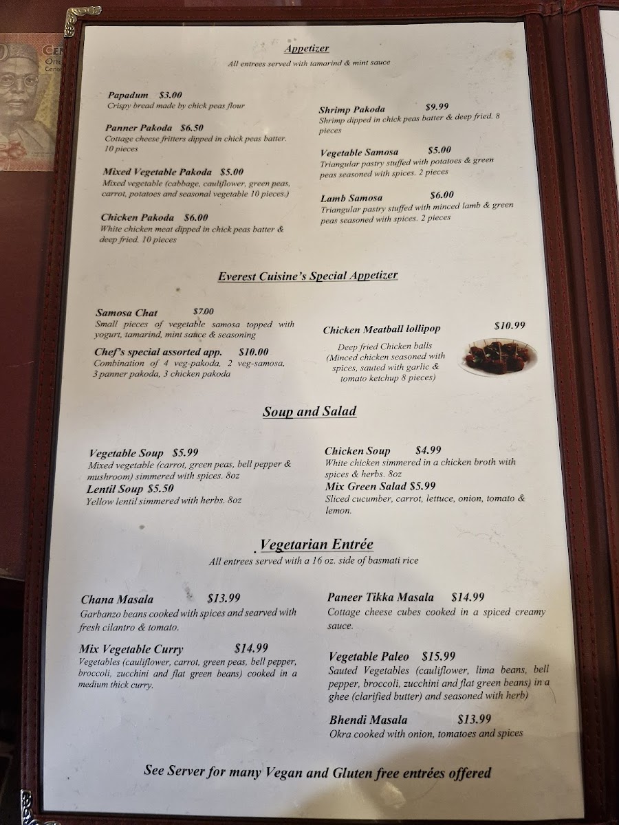 Everest Cuisine Photo Menu 3