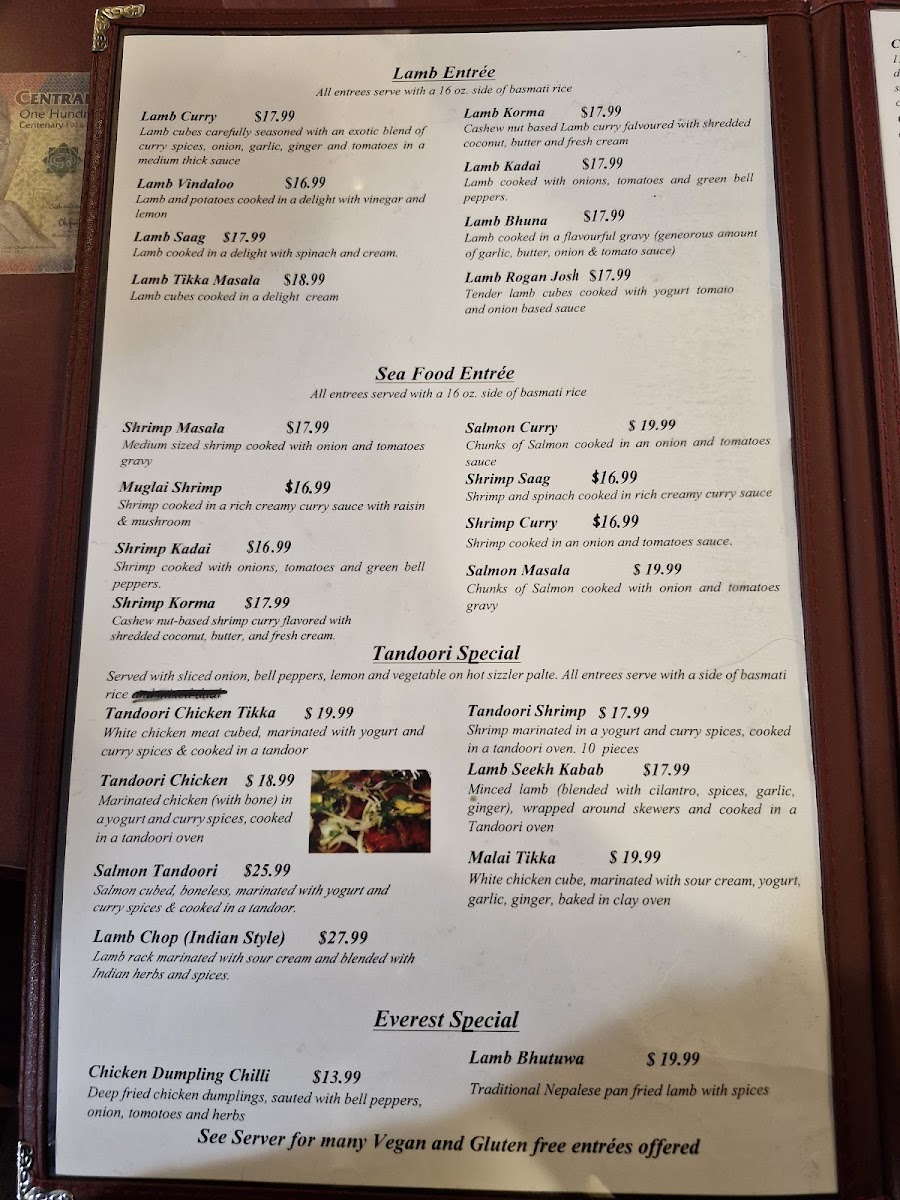 Everest Cuisine Photo Menu 4