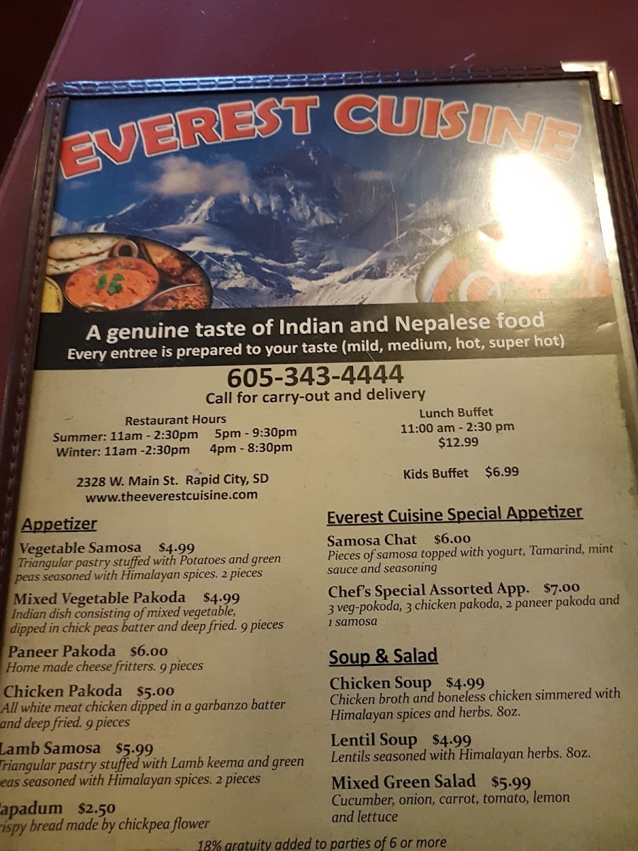 Everest Cuisine Photo Menu 9