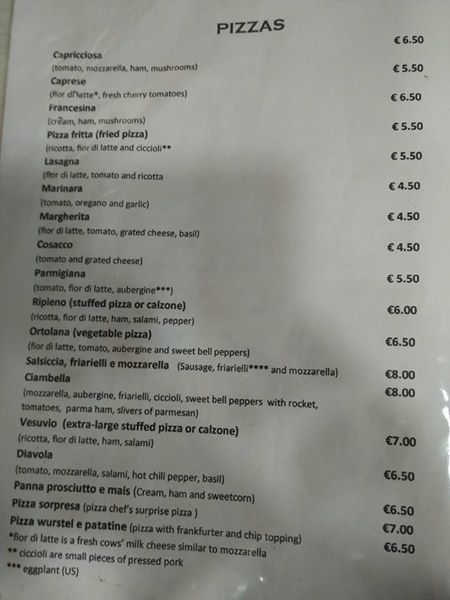 Antica Pizzeria La Centenaria a Materdei Photo Menu 2