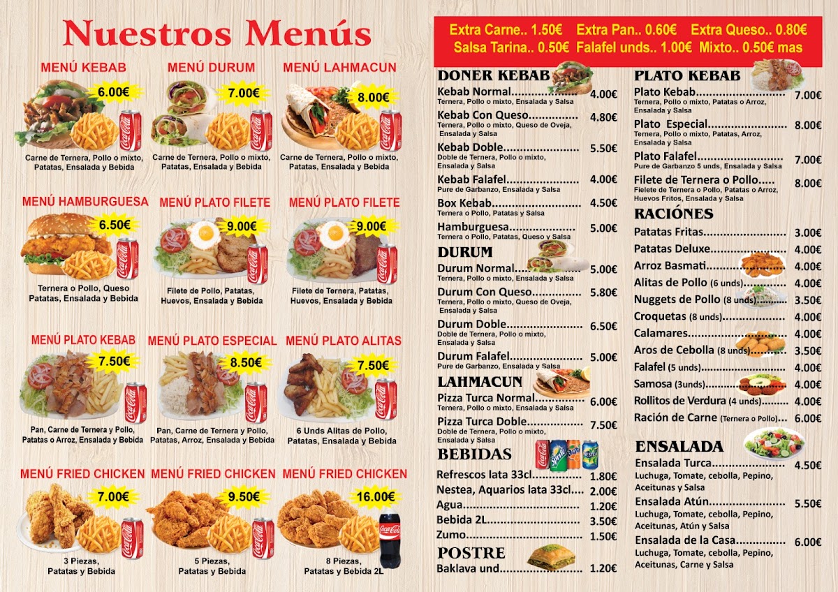 Rala Doner Kebab Photo Menu 2