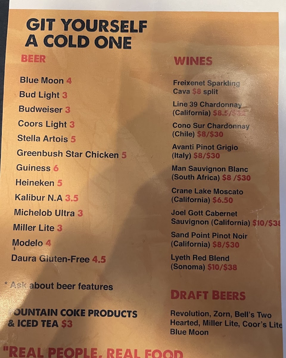 Joe & Freddy’s Bar & Grill Photo Menu 10