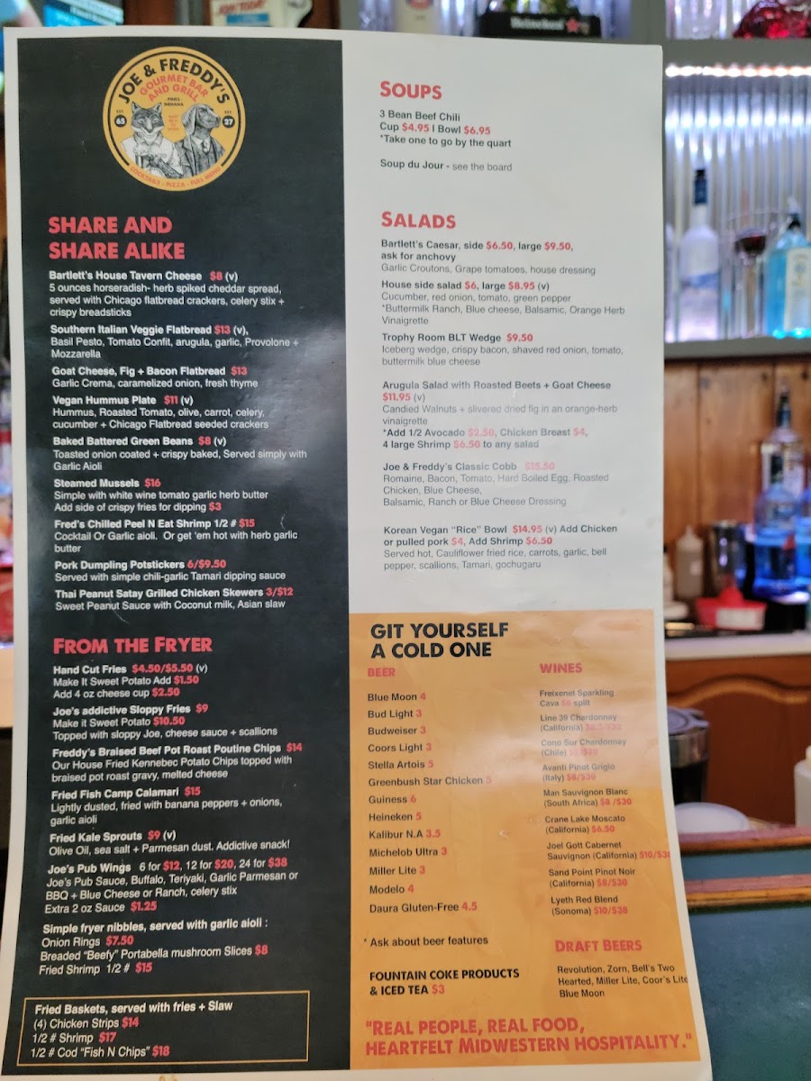 Joe & Freddy’s Bar & Grill Photo Menu 7