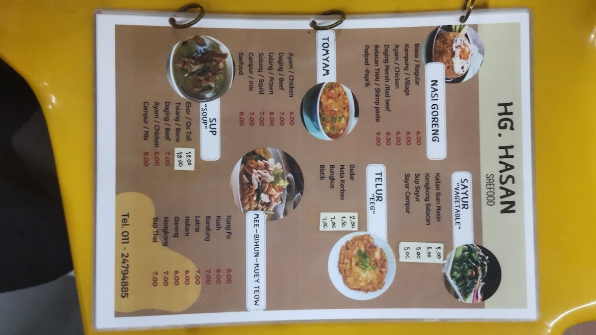 Restoran Pak Hassan Photo Menu 10