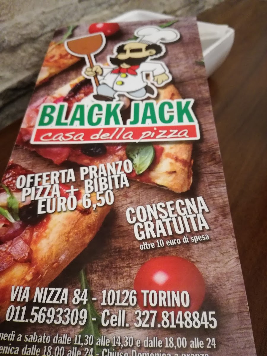 Black Jack Photo Menu 1