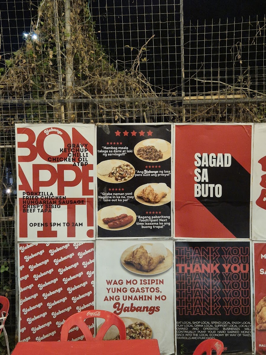 Yabangs Biñan Photo Menu 3