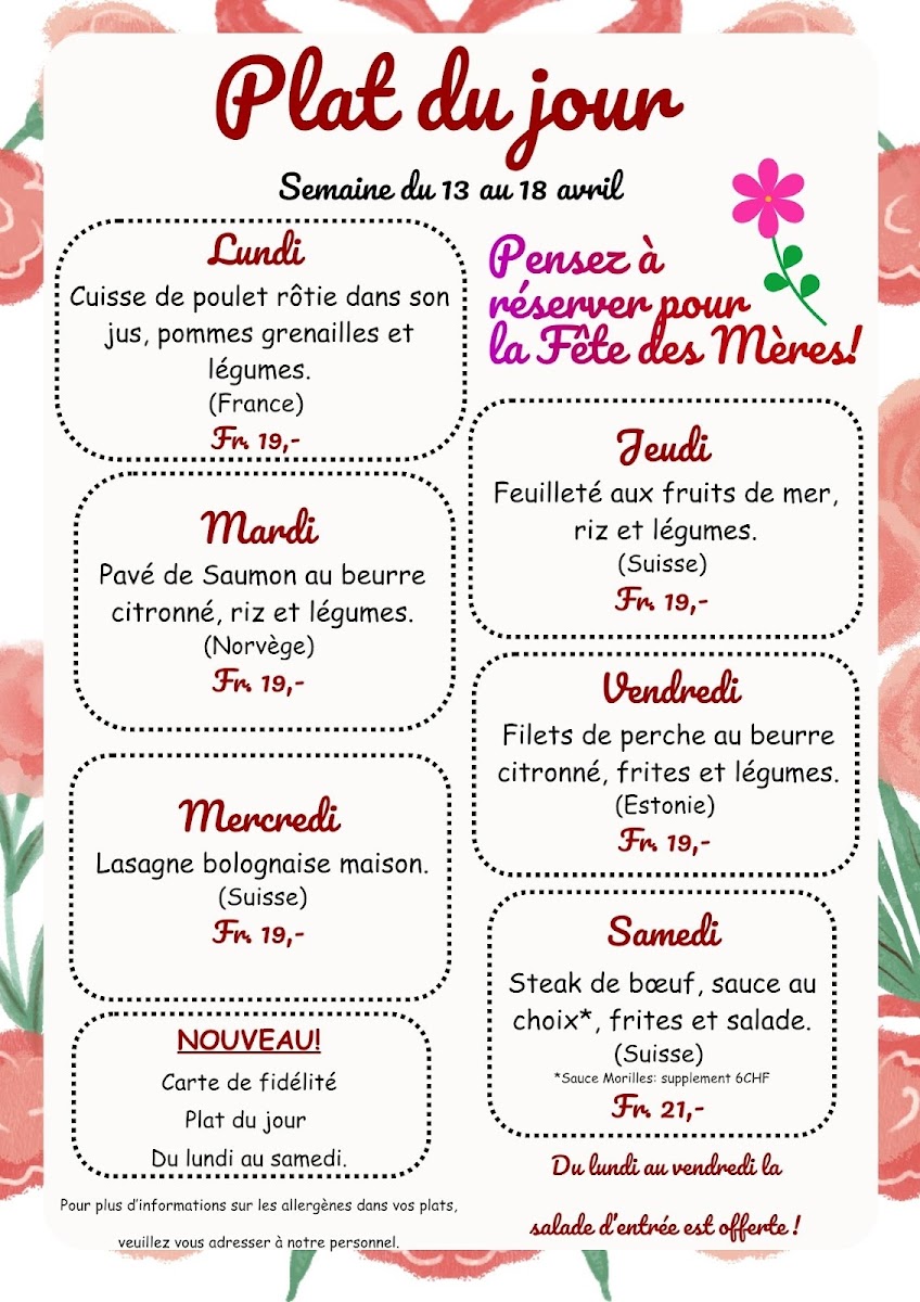 Brasserie Onesienne Photo Menu 1