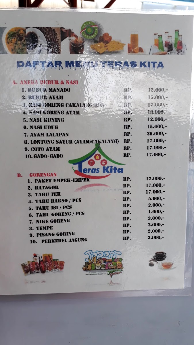 TERAS KITA Cafe & Restaurant Photo Menu 1