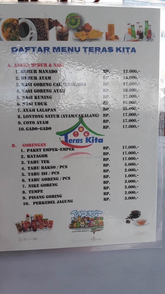 TERAS KITA Cafe & Restaurant Photo Menu 2