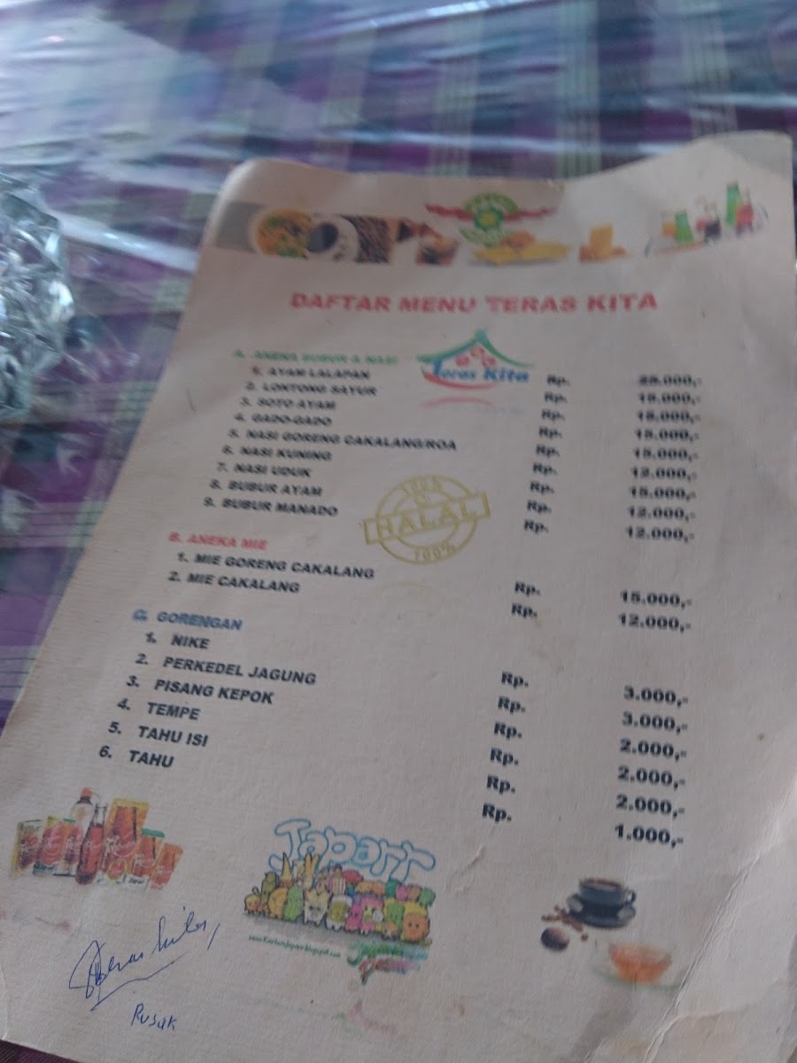 TERAS KITA Cafe & Restaurant Photo Menu 5