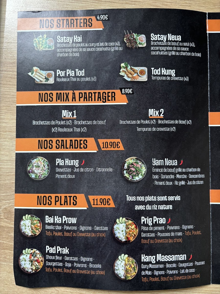 Thaï&vous Photo Menu 8