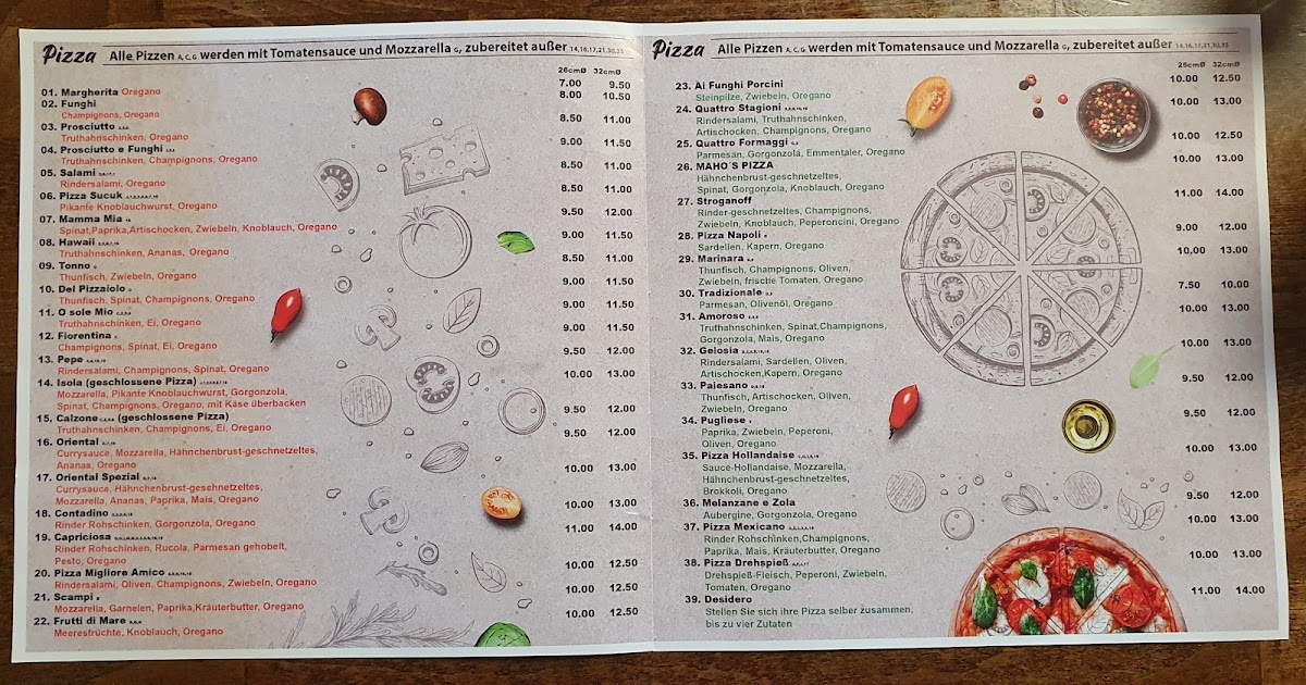 Maho‘s Pizzeria Photo Menu 1