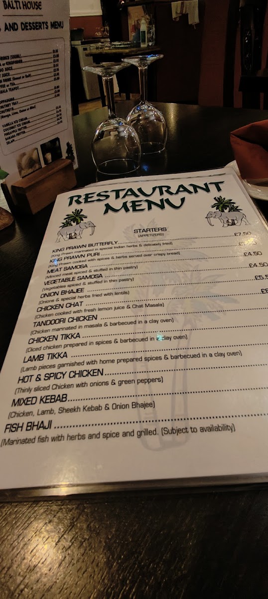 Lackys Balti House Photo Menu 2