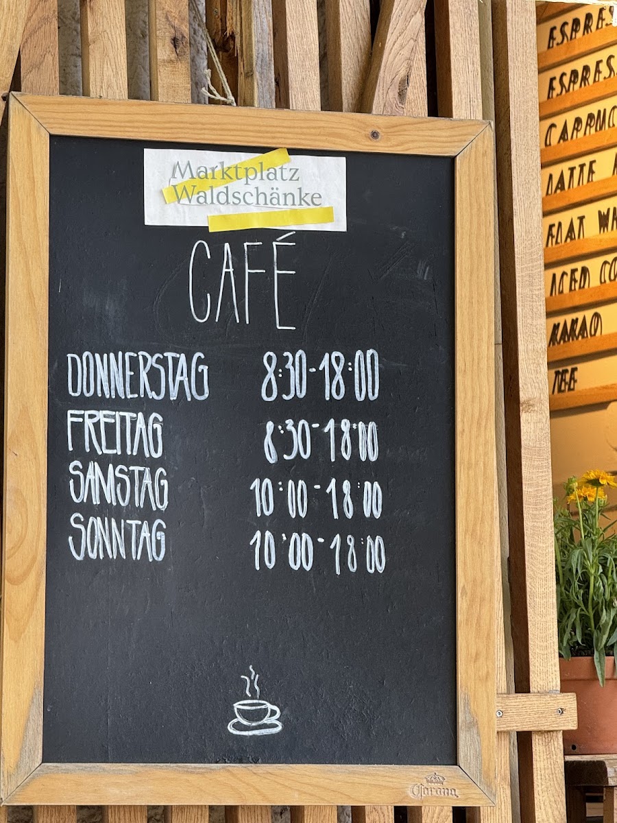 Café - Marktplatz Waldschänke Photo Menu 1