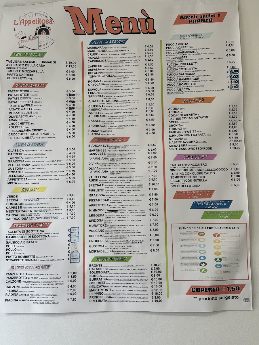 Pizzeria Ristorante L'Appetitosa Da Mimmoccio Photo Menu 1
