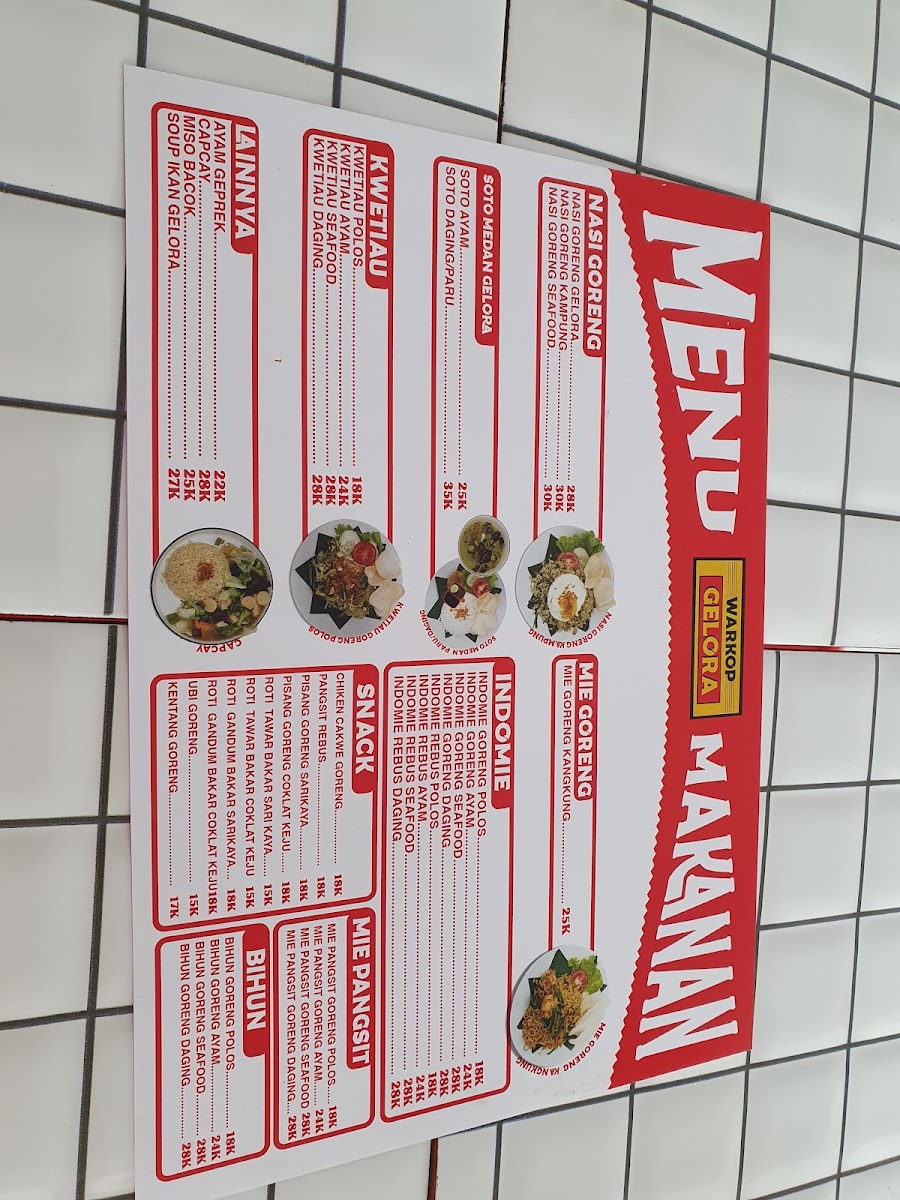 Warung Kopi Gelora Photo Menu 2