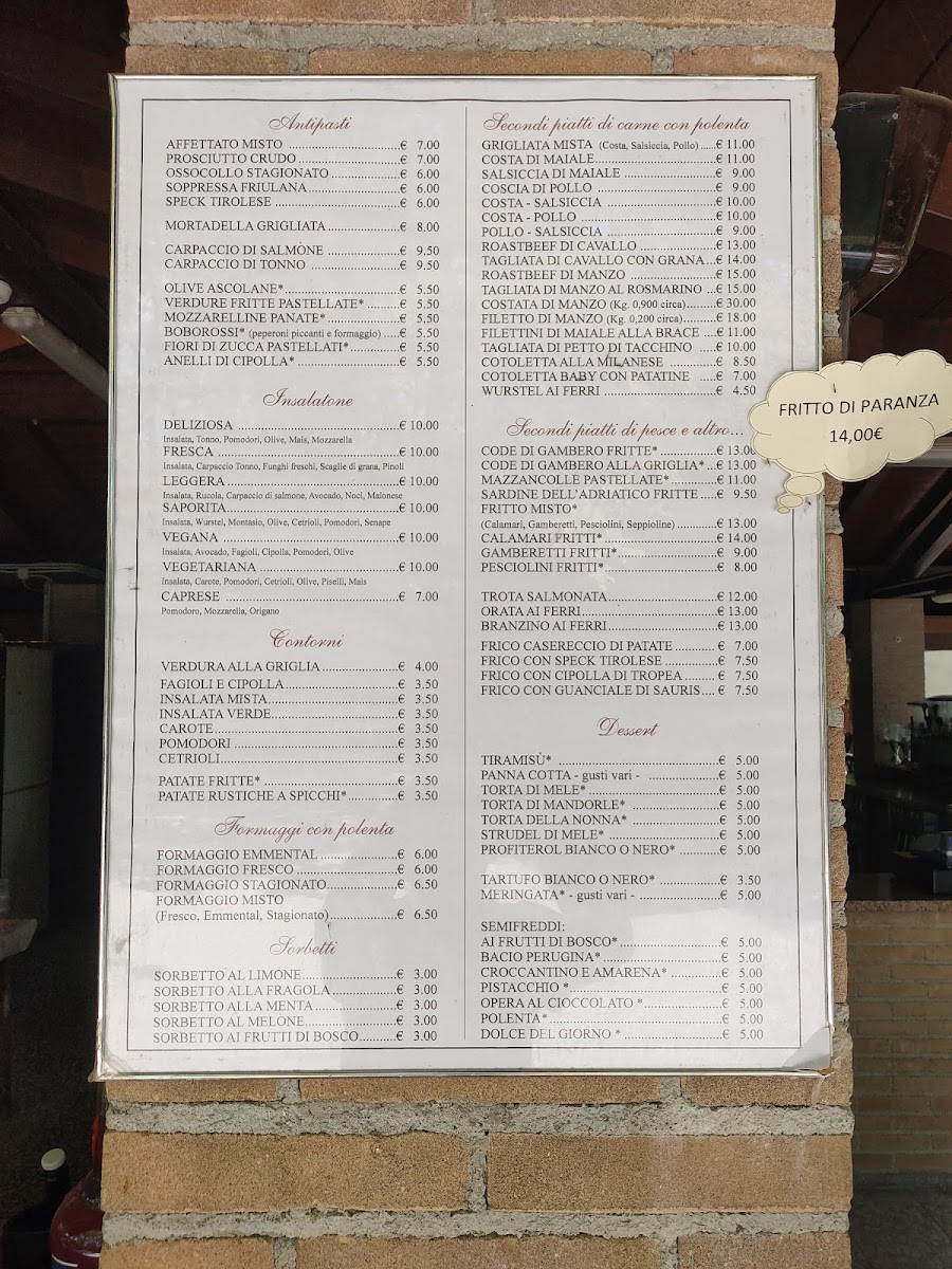 Trattoria Al Fiume Da Pippo - Estiva Photo Menu 8