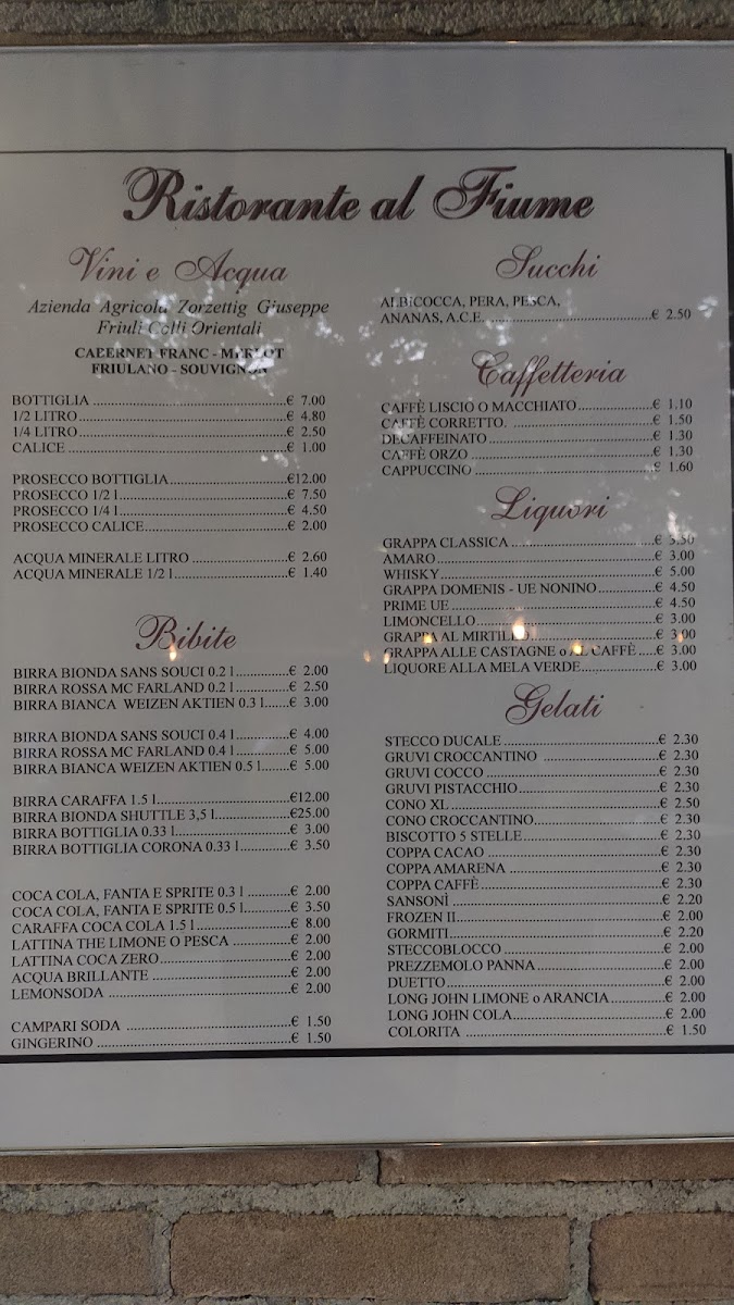 Trattoria Al Fiume Da Pippo - Estiva Photo Menu 9