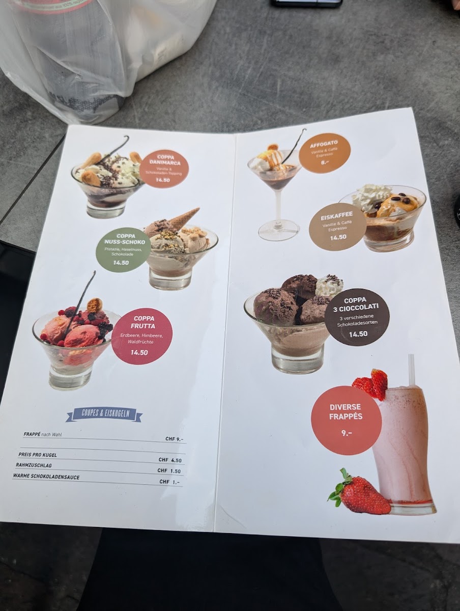 Gran Gelato Basel Photo Menu 1