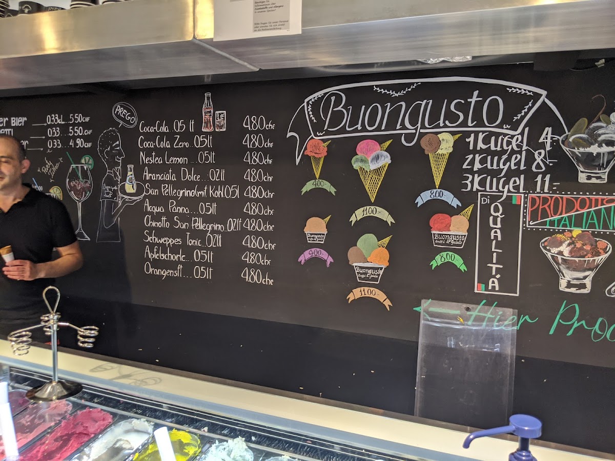 Gran Gelato Basel Photo Menu 2