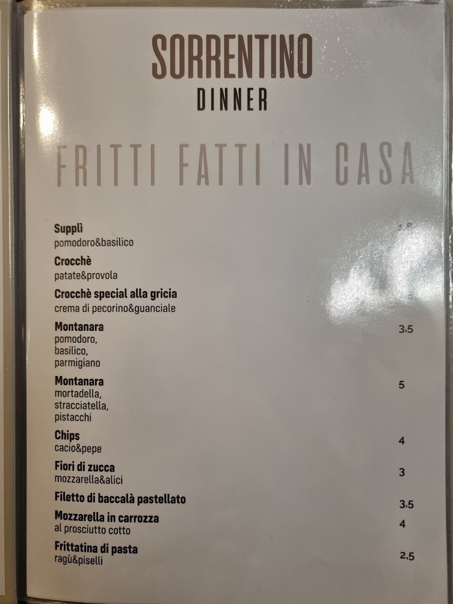 Sorrentino Restaurant Photo Menu 9