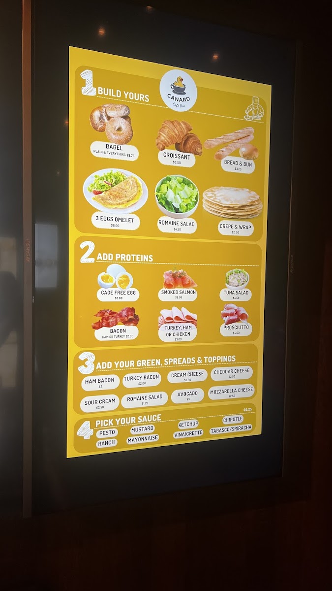 Canard Café Bar Stamford Photo Menu 6