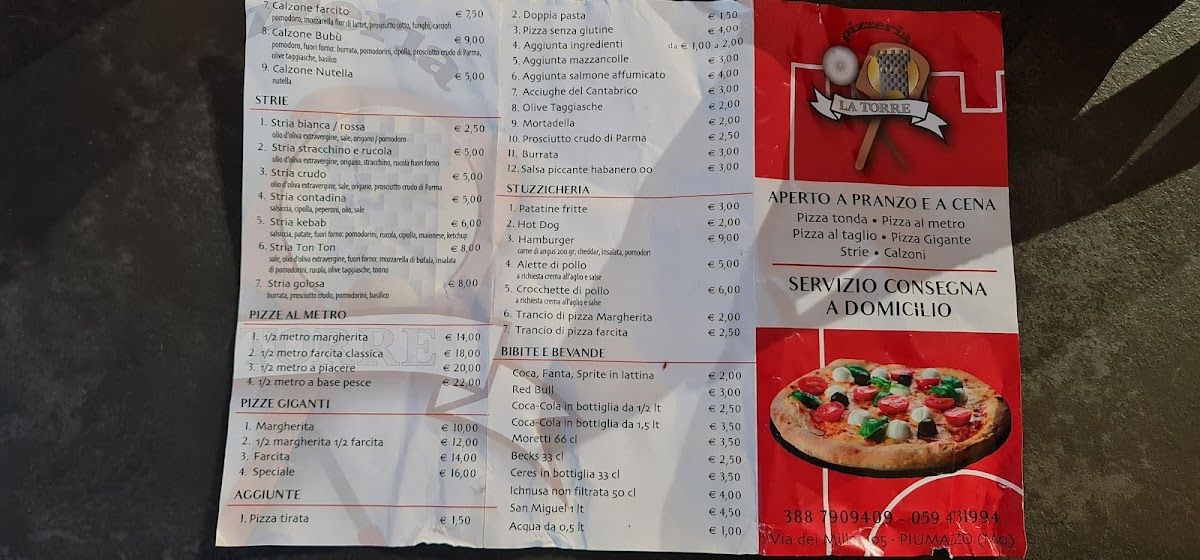 Pizzeria La Torre Photo Menu 4
