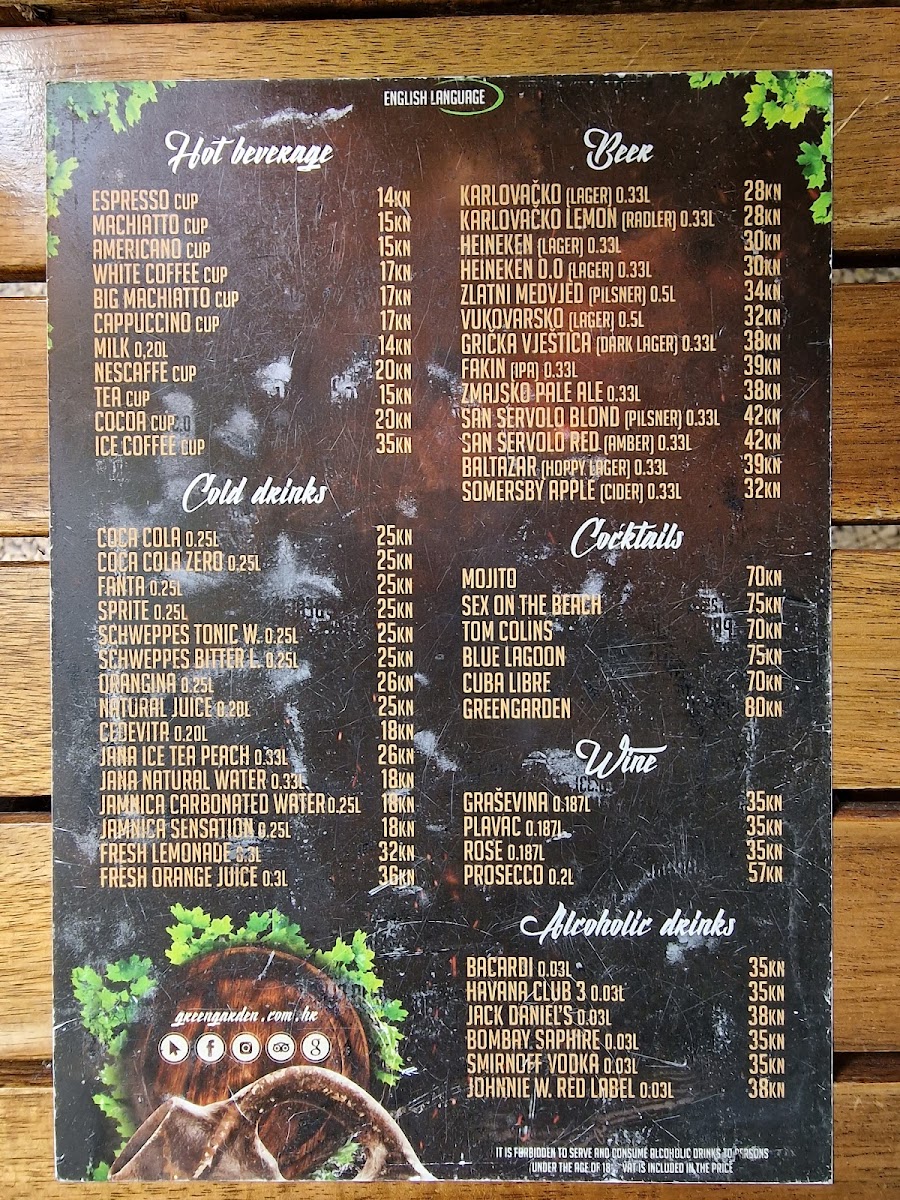 GreenGarden - Burger Bar Photo Menu 3